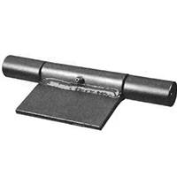 Description: 8-3/16'' Winged Steel Ramp Door Hinge with Grease Fitting
Material: Steel 
Size: 8-3/16”
Grease Fitting: Yes
