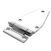 Description: Strap Hinge 
Material: Stainless Steel
Finish: Polished
