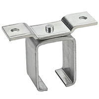 Description: Single Ceiling Track Bracket
Material: Steel
Finish: Zinc

