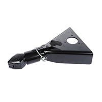 Name:A-Frame Gooseneck Coupler
Capacity: 7000Lbs 
Description: 2'' forged 
A-frame coupler
Finish: Black, Oil  
Materials: Q235      
Thickness: 5MM    
Weight: 6.36KGS