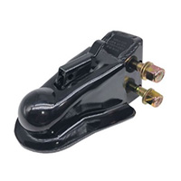 Name:Adjustable Coupler
Capacity: 14000Lbs
Description: 2-5/16''
Adjustable
Finish: Black
Materials: Q235      
Thickness: 6MM    
Weight: 4.80KGS

