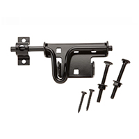 Description: Weldable Slide Bolt Latch
Material: Steel
Finish: Power Coated  
