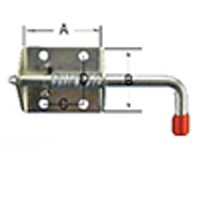 Description: Spring Latch
Material: Steel  
Finish: Zinc 
