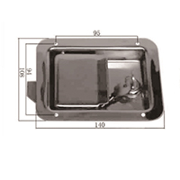Description: Paddle Lock
Material: Stainless steel 
