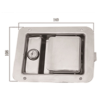 Description: Paddle Lock
Material: Stainless steel 
