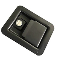 Description: Paddle Lock
Material: Stainless steel 
Finish: Power coated
