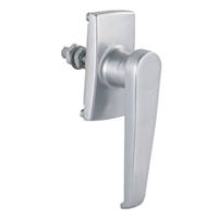 Description: Handle Lock
Material: ZDC base, handle, cylinder. Steel shaft.  
Surface: Chrome plated cylinder, handle and base. Zinc plated shaft.
Remark: 90 degree turn achieve open and lock
