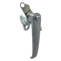 Description: Handle Lock
Material: ZDC base, button, handle. Steel latch.
Surface: Zinc plated latch.
Remark: Handle with latch 90 degree turn achieve open and lock
