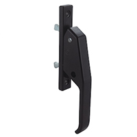 Description: Handle Lock
Material: ZDC base, handle. Steel cam.  
Surface: Powder coated base and handle. Zinc plated cam.
Remark: Handle combines with latch. 
