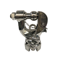 Model:TW-BD1 
Name:Pintle Hook
Product Detail 
Specification:19x19x20cm
Ball Dia.: 2''
Hole spacing: 106x58mm
Capacity: 16000Lbs 
Materials: SS304
Weight:8.00KGS
Car Model: Prado
