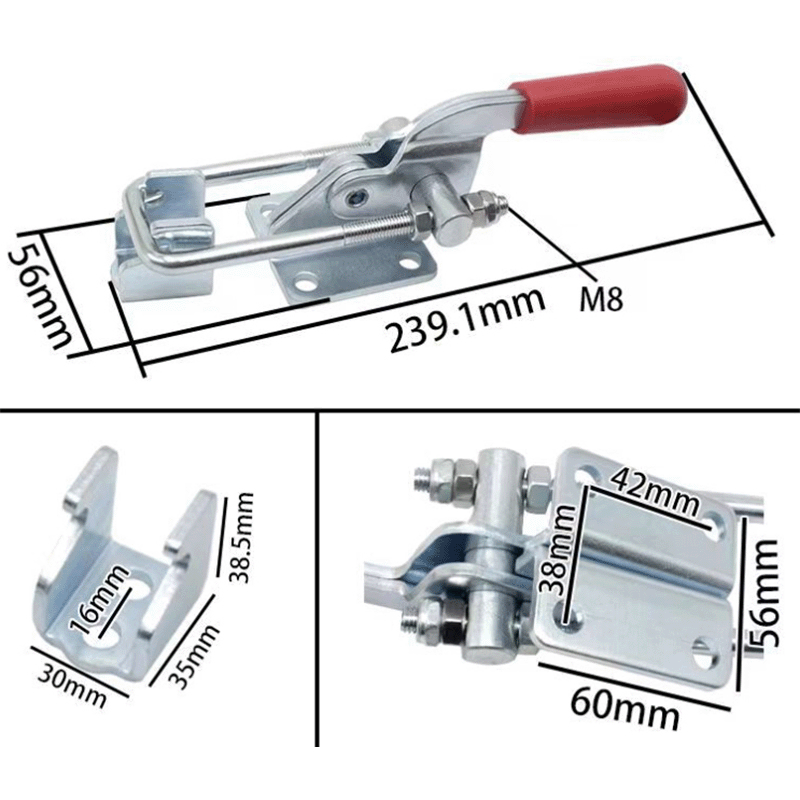 Model: TW-TL603
Material: Steel
Finish: Zinc Plated
Weight: 667.5g
Dimension: 239.1x56x4mm